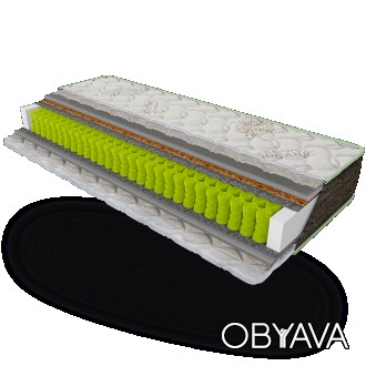 ЦІНА ВКАЗАНА ЗА РОЗМІР 80*190
	Чехол Organic cotton
	Bio fiber
	Carbon Foam
	Bio. . фото 1