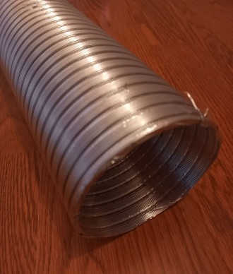 Повітропровід гнучкий алюмінійовий 110 мм діаметр, новий (але - без упаковки) - . . фото 5