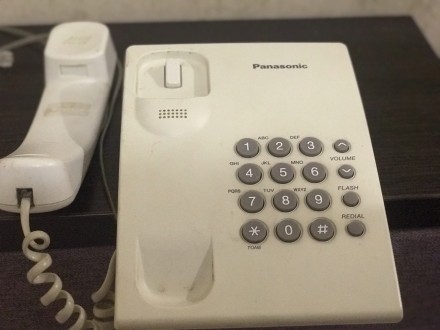 PANASONIC KX-TS классическая модель проводного стационарного телефона. Аппарат в. . фото 2
