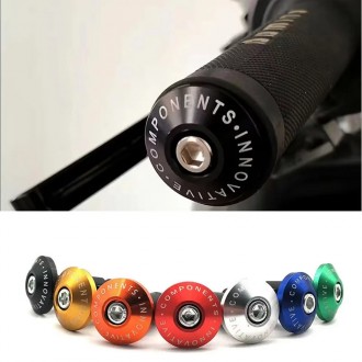 Универсальные заглушки для руля мотоцикла скутера велосипеда золотистые.
Креплен. . фото 6