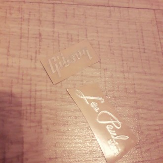 Логотип деколь Gibson Standard Les Paul лого для електрогітари хром.
Тонкі 3D-на. . фото 7