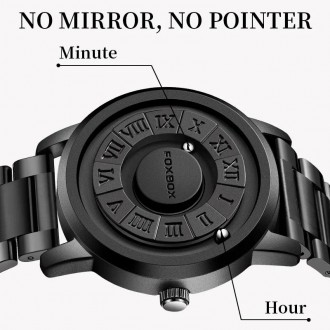 Магнитные наручные часы FoxBox черные металлические.
Фирменный Китай FoxBox.
Отп. . фото 3