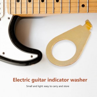 Покажчик для ручок потенціометрів електрогітари Gibson Les Paul золотисті
Ціна з. . фото 3