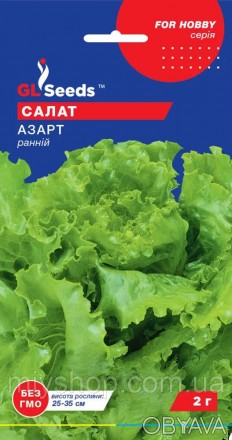 Ранній листовий салат. Від сходів до збору урожаю 40 днів. Рекомендується для за. . фото 1