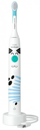 Детская электрическая зубная щетка Philips Sonicare HX3601-01 Динамические движе. . фото 2