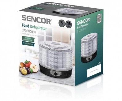 Сушка для овощей и фруктов Sencor SFD-3109BK 250 Вт Сушка для овощей и фруктов S. . фото 4