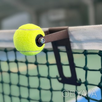 Тренажер для тенниса NetSpin Light для отработки крученых ударов топ спин в боль. . фото 1