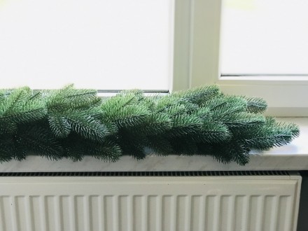 Хвойні гірлянди Lux литі зелені (упаковка 5 штук по 2 м). . фото 3