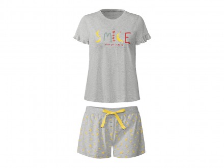 Женская пижама из хлопка от Немецкого бренда Esmara. Состоит из футболки и трико. . фото 2