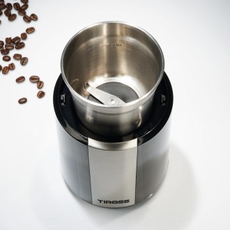 Кофемолка Tiross TS-536
 
Характеристики
	Мощность 200 Вт
	Предохранительный вык. . фото 4