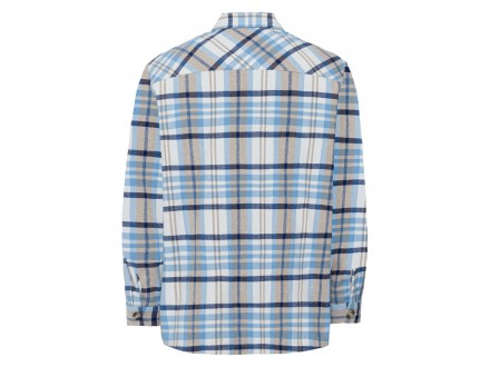 Теплая фланелевая рубашка от бренда LIVERGY®. Стильный пиджак-рубашка для перехо. . фото 4
