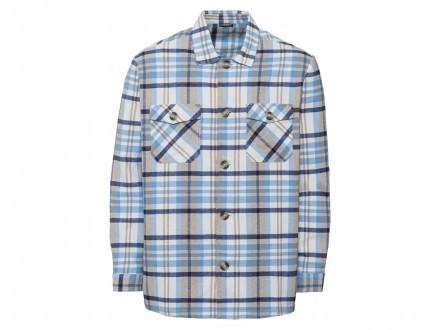 Теплая фланелевая рубашка от бренда LIVERGY®. Стильный пиджак-рубашка для перехо. . фото 3