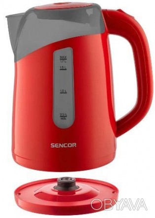 Електрочайник Sencor SWK-1704RD червоний
Електрочайник Sencor SWK-1704RD об'ємом. . фото 1