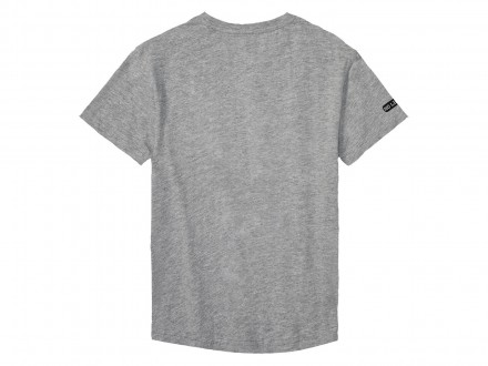 Хлопковая футболка бренда Pepperts с немного удлиненной спиной, коротким рукавом. . фото 3