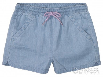 Шорты джинсовые для девочки Lupilu LIDL 408419 122-128 см (6-8 years) Голубой