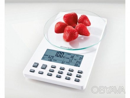 Весы кухонные Silver Crest SNAW 1000 D2
Описание продукта
	пищевые весы с анализ. . фото 1