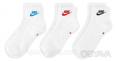 Носки Носки Nike Nsw Everyday Essential Cr 3-pack обладают влаговпитывающими сво. . фото 1