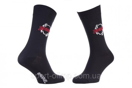 Шкарпетки Marvel Spider-Man Spiderman Logo 1-pack black — 93152362-4 з принтом S. . фото 2