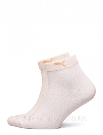 Шкарпетки Puma Women's Quarter 2-pack light oragne — 183006001-002 для жінок дов. . фото 3