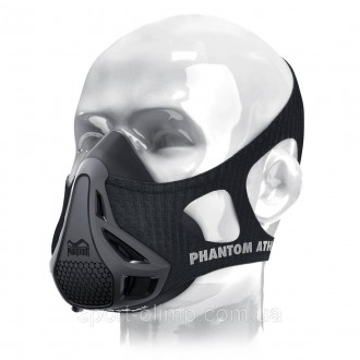 Маска для тренування дихання Phantom Training Mask Black M
Тренувальна маска Pha. . фото 2