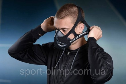 Маска для тренування дихання Phantom Training Mask Black M
Тренувальна маска Pha. . фото 12