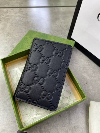 
 
 Кардхолдер-книжка Gucci кожаный GG
Цвет : черный
Материал : канвас+кожа
Прои. . фото 8
