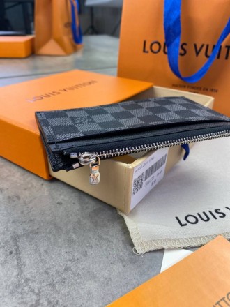
 
 Визитница Louis Vuitton Damier Graphite grey
Цвет : серый
Материал : канвас+. . фото 6
