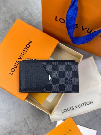 
 
 Визитница Louis Vuitton Damier Graphite grey
Цвет : серый
Материал : канвас+. . фото 7