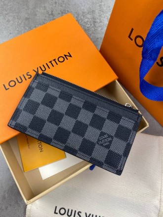 
 
 Визитница Louis Vuitton Damier Graphite grey
Цвет : серый
Материал : канвас+. . фото 8