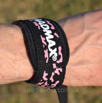 Лямки для тяги MadMax Camo Power Wrist Straps Camo/Pink
Стильные женские подтяги. . фото 5