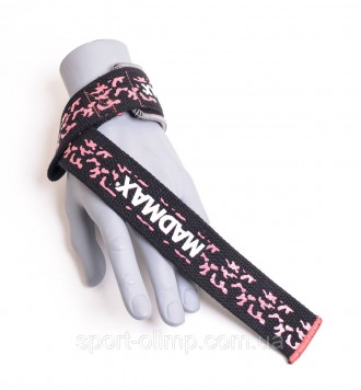 Лямки для тяги MadMax Camo Power Wrist Straps Camo/Pink
Стильные женские подтяги. . фото 3