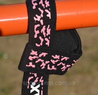 Лямки для тяги MadMax Camo Power Wrist Straps Camo/Pink
Стильные женские подтяги. . фото 8