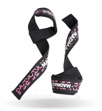 Лямки для тяги MadMax Camo Power Wrist Straps Camo/Pink
Стильные женские подтяги. . фото 2