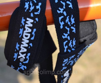 Лямки для тяги MadMax Camo Power Wrist Straps Camo/Light Blue
Стильные женские в. . фото 11
