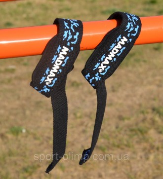 Лямки для тяги MadMax Camo Power Wrist Straps Camo/Light Blue
Стильные женские в. . фото 7