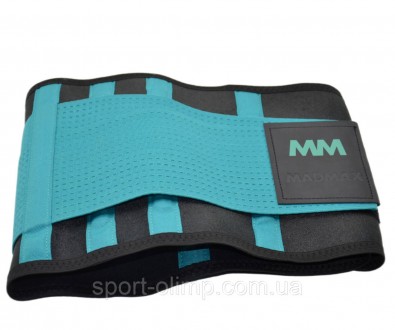 Пояс компрессионный для похудения и поддержки MadMax MFA-277 Slimming belt Black. . фото 9