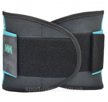 Пояс компрессионный для похудения и поддержки MadMax MFA-277 Slimming belt Black. . фото 12