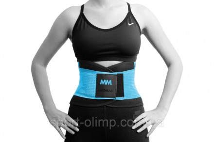 Пояс компрессионный для похудения и поддержки MadMax MFA-277 Slimming belt Black. . фото 3