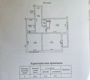 Двокімнатна квартира в ЖК Альтаїр 1, секція 9, на 21 поверсі з панорамними вікна. Киевский. фото 5