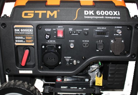 Генератор бензиновий інверторний DK6000XiМаксимальна потужність 5,5кВтНомінальна. . фото 4