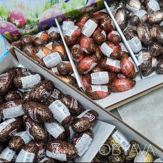Шоколадне яйце з алкогольною начинкою в асортименті Figaro 27.5 г Види : шоколад. . фото 1