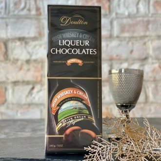 Шоколадні цукерки з лікером Irish whiskey cream Doulton 150 г. . фото 1
