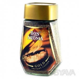 Розчинна кава марки Bon Aroma Gold – це винятково делікатна суміш кавових зерен . . фото 1