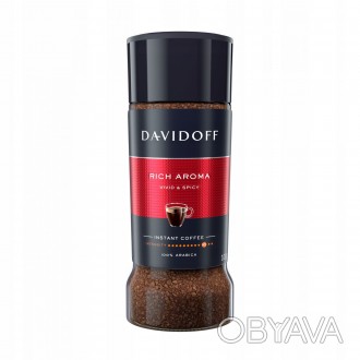 Розчинна кава Davidoff Cafe Rich Aroma Vivid and Spicy у скляній банці 100 г Кав. . фото 1