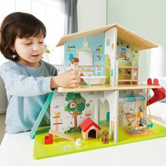 Деревянный интерактивный дом Hape – мечта каждого ребенка! Двухэтажный дом состо. . фото 5