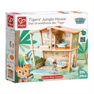 Игрушечный домик Hape Тигры в джунглях создан для детей от 3 лет.
Что может быть. . фото 6