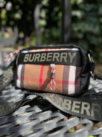 Чоловіча сумка крос-боді burberry в карту повсякденна, Чоловічі міські сумки Сти. . фото 2