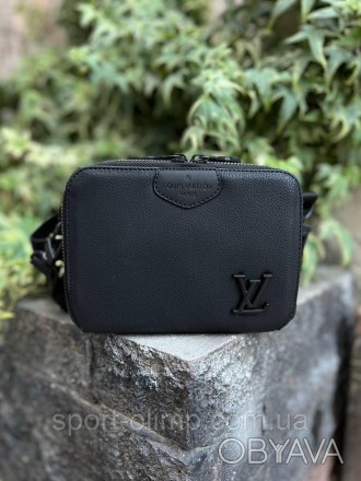 
Мужская кожаная сумка через плечо Луи Витон стильная Louis Vuitton, Хорошие муж. . фото 1