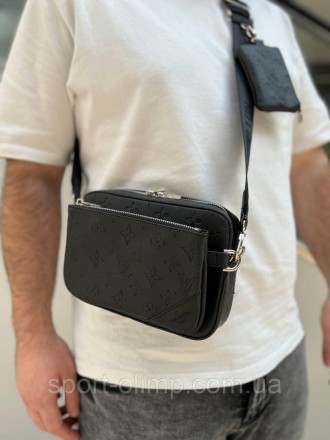
Чоловіча сумка через плече Луї Вітон стильна Сумка-месенджер 3 в 1 Louis Vuitto. . фото 2