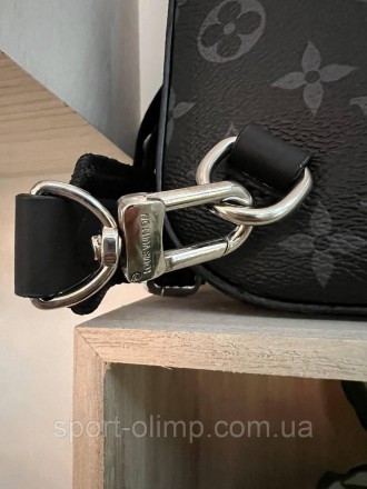 
Чоловіча сумка слінг Луї Вітон Нагрудна туристична Louis Vuitton шкіряна через . . фото 8
